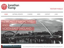 Tablet Screenshot of notarynorth.com